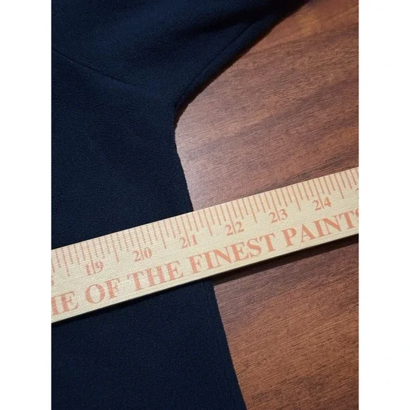 Nike Sportwear Hoodie Womens XL Blue Funnel Neck Fleece Sweatshirt Vintage - Picture 5 of 6